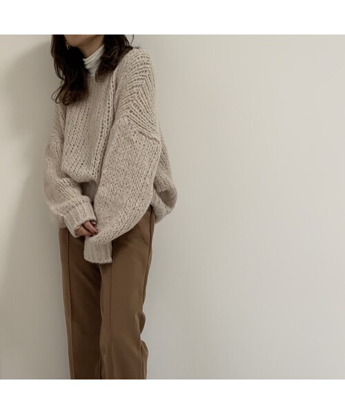 no brand(ノーブランド)の「モヘアタッチニット(ニット/セーター・レディース・その他)」の6枚目の写真