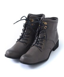 PAGEBOY | リブ付きレースアップショートブーツ(シューズ)