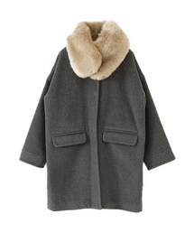 KBF | ファーティペットコクーンコート(ジャケット/アウター)