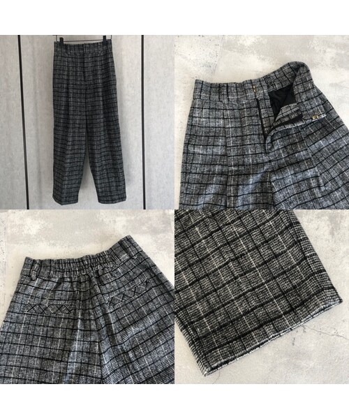 copine（コピン）の「あったか素材！ウエストゴムチェック柄タックパンツ【クリックポスト対象商品】（その他パンツ・レディース・その他）」の15枚目の写真