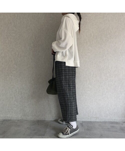 copine（コピン）の「あったか素材！ウエストゴムチェック柄タックパンツ【クリックポスト対象商品】（その他パンツ・レディース・その他）」の11枚目の写真