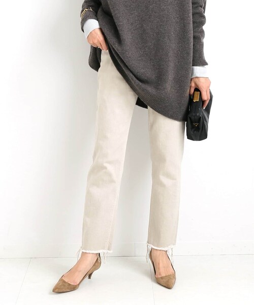 IENA(イエナ)の「《予約》HIGH WAIST ANNETTE 57101218◆(パンツ・ナチュラル/22/在庫あり/23/24/25/26)」の1枚目の写真