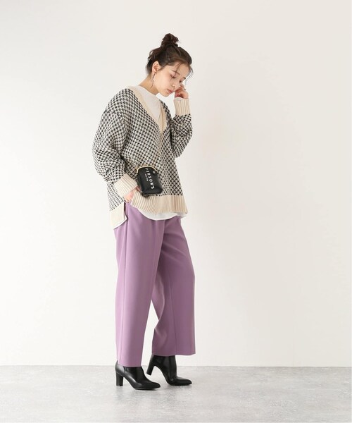 B.C STOCK(ベーセーストック)の「ペグトップパンツ(パンツ・ホワイト/フリー/在庫あり)」の6枚目の写真