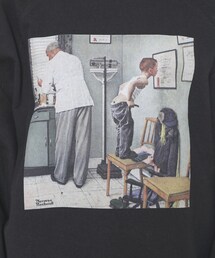 ノーマンロックウェルプリントクルーネックスウェット Name.（ネーム）の「ノーマンロックウェルプリントクルーネック