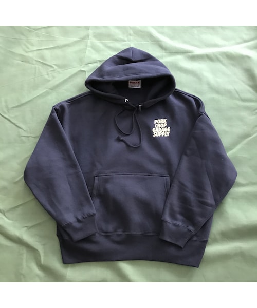 トップス PORKCHOP - C-10 PHOTO HOODIE (BLACK) PORKCHOP（ポークチョップ）の「PORKCHOP - C-10 PHOTO HOODIE (BLACK