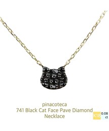 pinacoteca | ピナコテーカ 741 ブラック キャット フェイス パヴェ ダイヤモンド ネックレス(ネックレス)