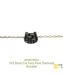 pinacoteca | ピナコテーカ 742 ブラック キャット フェイス パヴェ ダイヤモンド ブレスレット (ブレスレット)