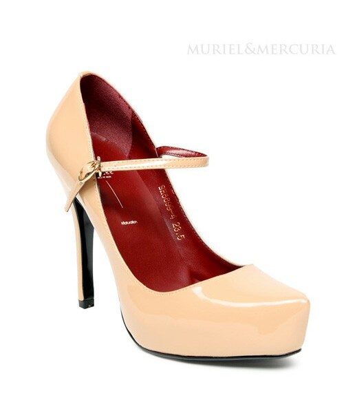 MURIEL&MERCURIA（マリエルアンドマキュリア）の「ポインテッドトゥパンプス（パンプス・レディース・BLACK/BEIGE・36/38）」の2枚目の写真