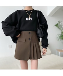 no brand（ノーブランド）の「スカート プリーツスカート