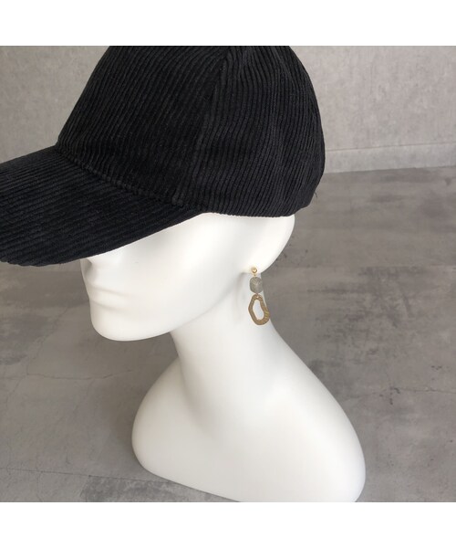 copine（コピン）の「ストーン×変形ゴールドピアス/イヤリング【クリックポスト対象商品】（ピアス（両耳用）・レディース・その他）」の7枚目の写真