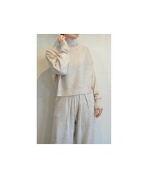 FLAG by ALEXIA STAM | ネップヤーンハイネックニット(ニット/セーター)