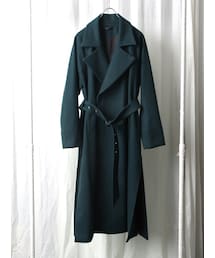 ユハJuha チェスターコート juha（ユハ）の「JUHA : BELTED OVER COAT（チェスターコート