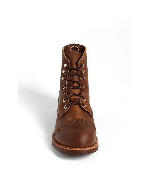 RED WING SHOES（レッドウィング）の「Red Wing 'Iron Ranger' Cap Toe Boot (Online Only)（ブーツ・Copper- 8115・8 D/10.5 D/9 D/8.5 D/13 D/11 D/14 D/7 D/12 D/11.5 D/9.5 D/10 D/7.5 D）」の2枚目の写真