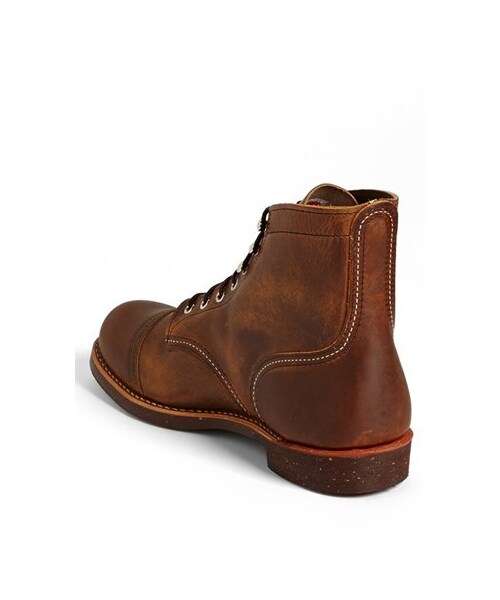 RED WING SHOES（レッドウィング）の「Red Wing 'Iron Ranger' Cap Toe Boot (Online Only)（ブーツ・Copper- 8115・8 D/10.5 D/9 D/8.5 D/13 D/11 D/14 D/7 D/12 D/11.5 D/9.5 D/10 D/7.5 D）」の5枚目の写真