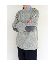 新品 Arvor Maree 肩ボタン エルボーパッチ メランジフリース M 新品 Arvor Maree 肩ボタン エルボーパッチ メランジフリース M