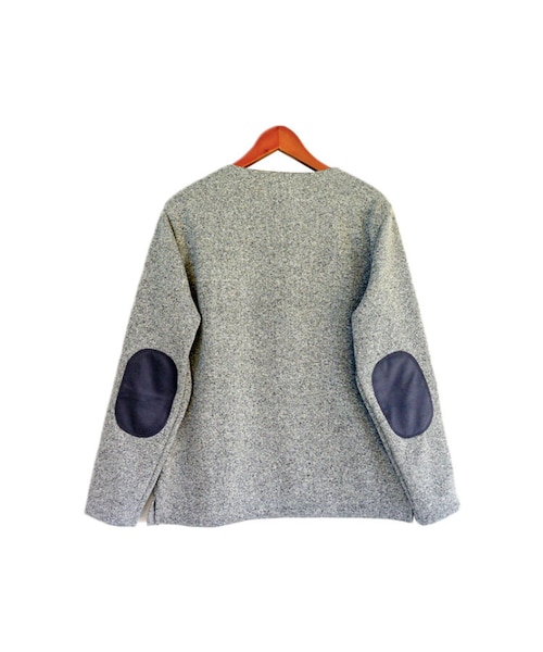 新品 Arvor Maree 肩ボタン エルボーパッチ メランジフリース M 新品 Arvor Maree 肩ボタン エルボーパッチ メランジフリース M