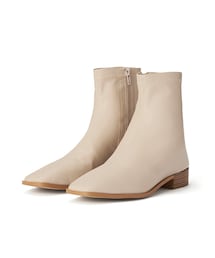 GRL | スクエアトゥローヒールショートブーツ(ブーツ)