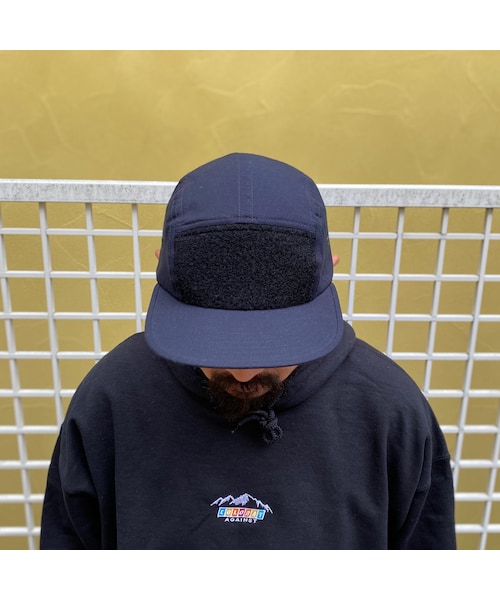 Supreme CAMP cap ネイビー Supreme 'Rubber Logo Camp Cap'ラバーボックスロゴ キャンプ
