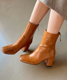 DHOLIC | スクエアトゥアンクルブーツ(ブーツ)