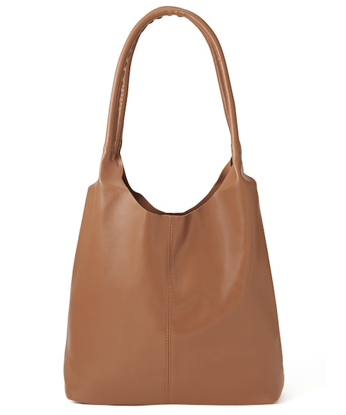 GRL（グレイル）の「レザートートバッグ（トートバッグ・レディース・ブラック/ブラウン・F）」の2枚目の写真