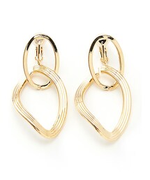 GRL | 2連変形フープイヤリング(イヤリング)