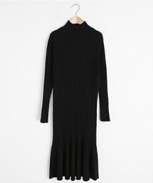 DHOLIC | リブニットフレアワンピース(ワンピース)