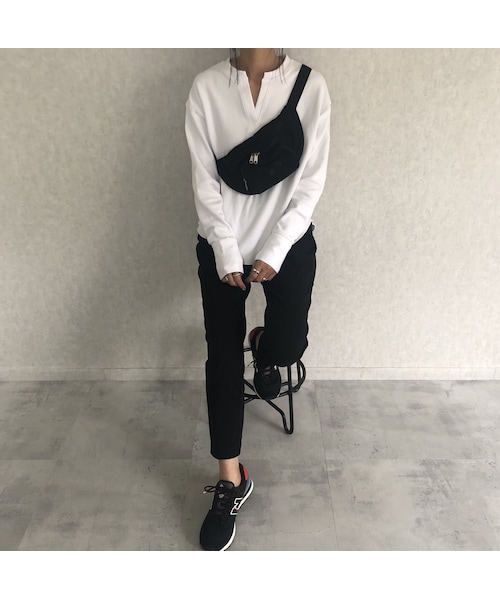 copine（コピン）の「12月4日再入荷！楽な履き心地スーパーストレッチ！あったか裏起毛ツイルタックパンツ(3color)【クリックポスト対象商品】（その他パンツ・レディース・その他）」の8枚目の写真