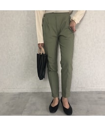 copine | 12月4日再入荷！楽な履き心地スーパーストレッチ！あったか裏起毛ツイルタックパンツ(3color)【クリックポスト対象商品】(その他パンツ)
