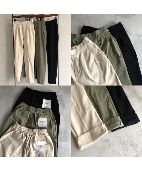 copine（コピン）の「12月4日再入荷！楽な履き心地スーパーストレッチ！あったか裏起毛ツイルタックパンツ(3color)【クリックポスト対象商品】（その他パンツ・レディース・その他）」の15枚目の写真