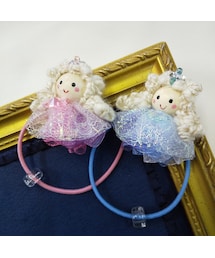 Handmade（ハンドメイド）の「グラデツインちゃんヘアゴム（ヘアゴム・キッズ）」