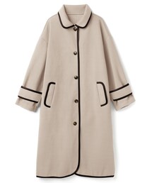 GRL | ステンカラーウールタッチパイピングコート(その他アウター)