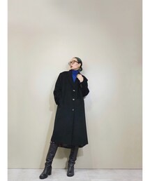 USED（ユーズド）の「DORMEUIL simple design chester coat-1549-11（チェスターコート・レディース）」