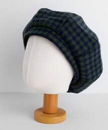 DHOLIC | ソフトチェックベレー帽 (ハンチング/ベレー帽)