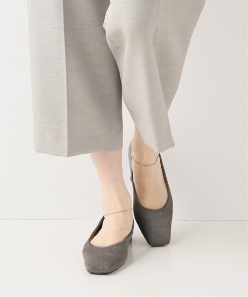 LE TALON(ルタロン)の「GRISE レザースクエア2WAYフラット(シューズ・ブラック A/22/残り1点/22.5/在庫あり/23/23.5/24/24.5/25/残り3点)」の15枚目の写真