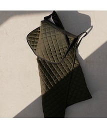 Y.A.Acc（ワイエーアク）の「quilting pocket wrap skirt KHAKI（スカート）」