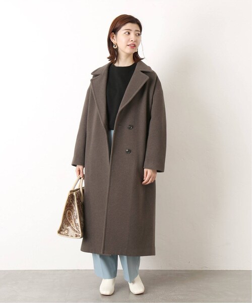 B.C STOCK(ベーセーストック)の「《追加予約》ビッグカラーコート◆(ジャケット/アウター・ホワイト A/フリー/在庫あり)」の20枚目の写真