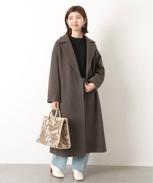 B.C STOCK(ベーセーストック)の「《追加予約》ビッグカラーコート◆(ジャケット/アウター・ホワイト A/フリー/在庫あり)」の21枚目の写真