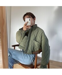 《予約販売》quilting minimal jacket/2colors_no0122