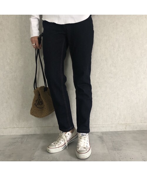 copine（コピン）の「12月10日再入荷！楽な履き心地スーパーストレッチ！美シルエットデニム(3size)【クリックポスト対象商品】（デニムパンツ・レディース・その他）」の13枚目の写真