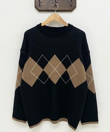 DHOLIC | [vinvle] アーガイルニット(ニット/セーター)