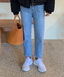 DHOLIC STYLE | [crushj] ベーシックストレートデニムパンツ(デニムパンツ)