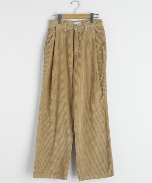 DHOLIC(ディーホリック)の「コーデュロイワイドパンツ(その他パンツ・レディース・ホワイト/ブラック/ベージュ・S/M/L)」の3枚目の写真