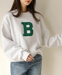 DHOLIC STYLE | [chichera] 裏起毛アルファベットロゴスウェット(スウェット)