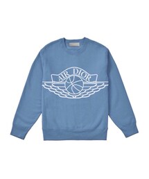 Dior x Jordan Wings Sweater Blue