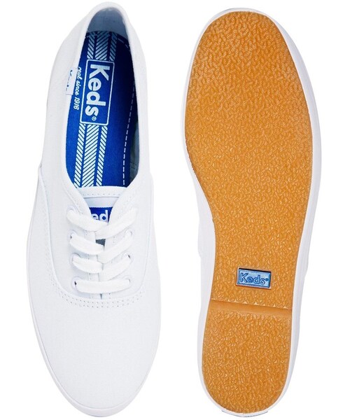 keds champion white canvas