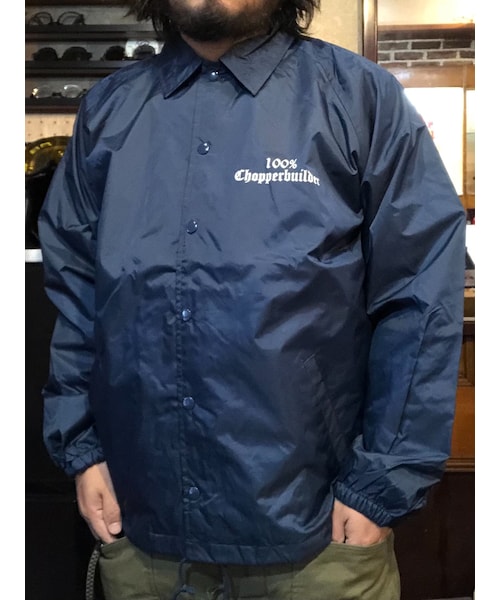 sams 100% CHOPPER BUILDER COACH JACKET　L SHOP SAMS】 100% CHOPPER BUILDER COACH JACKET [Black] ¥10,909+tax