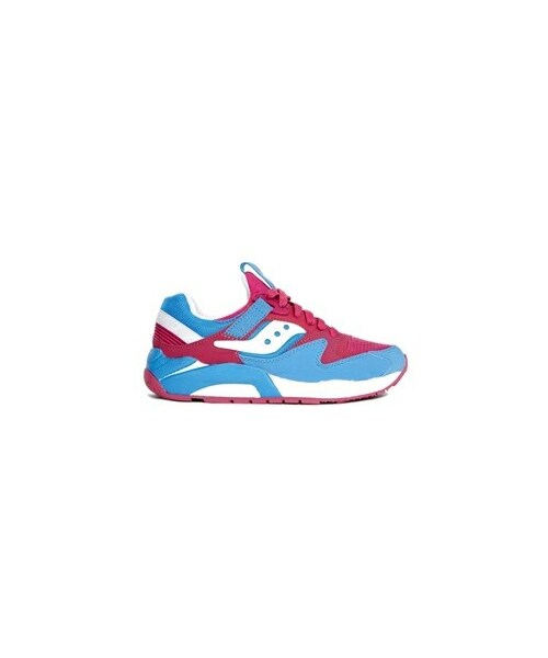 Saucony Grid 9000 Pink/Blue Trainers 