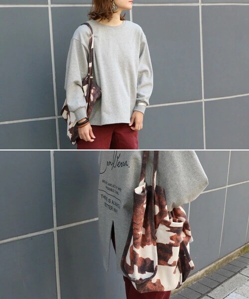 Sheson（シーズン）の「牛柄スウェードトートバッグ（トートバッグ・レディース・カウブラウン・FREE）」の4枚目の写真