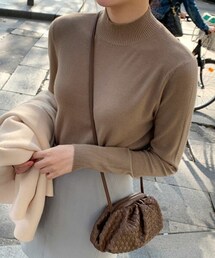 DHOLIC STYLE | [66girls] カシミヤ混モックネックニット(ニット/セーター)