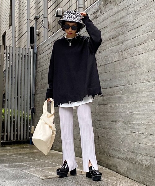PAGEBOY（ページボーイ）の「【WEB先行予約】プリーツニットパンツ（パンツ・レディース・ブラック/グレージュ/ミントブルー・F）」の15枚目の写真